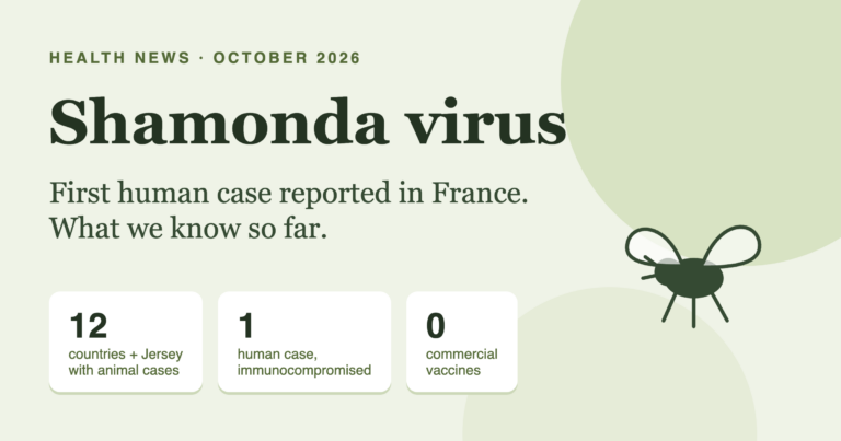 Shamonda virus: first human case reported in France